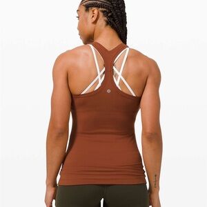 Lululemon Brown Racerback Tank Top - Size 2
